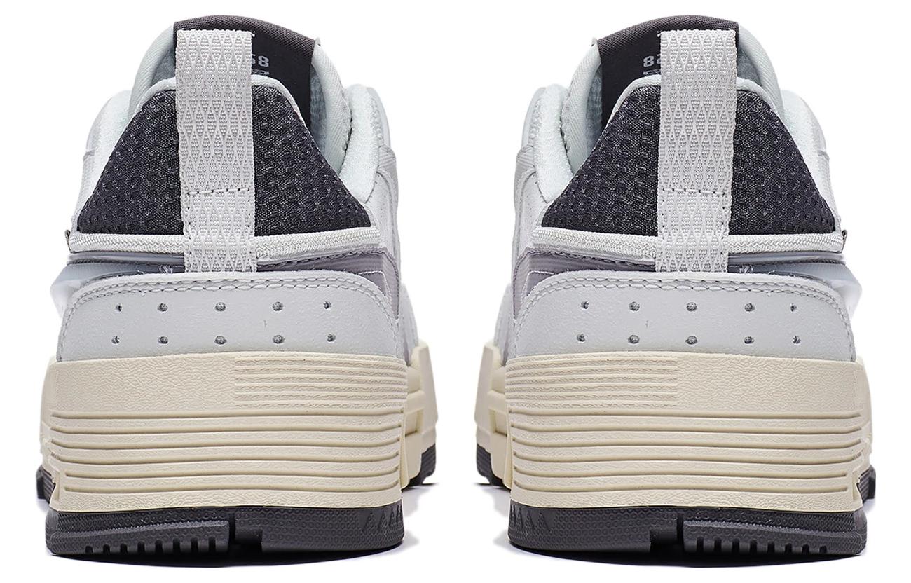 (WMNS) Li-Ning Casual Skate Shoes 'White Silver' AGCT136-4