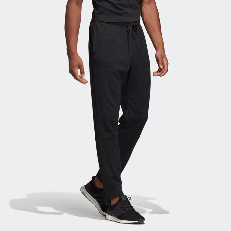 adidas MH BOS PNT SJ Knit Athleisure Casual Sports Long Pants Black DT9960