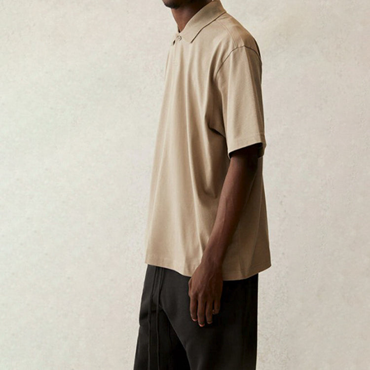 Fear of God Essentials SS21 Polo Shirt 'Moss' FOG-SS21-583