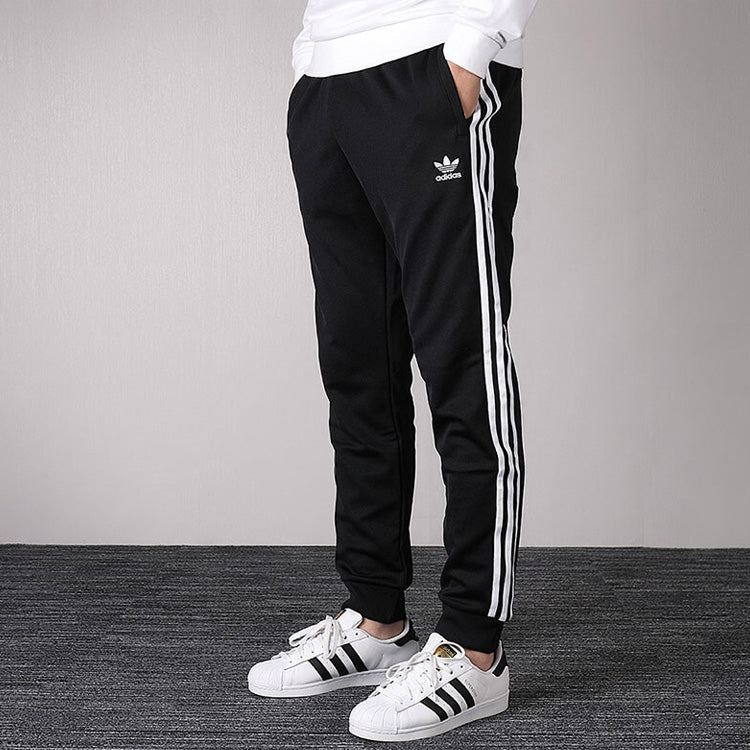 adidas originals Men's SST Track Pants in Black CW1275