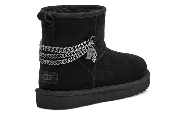 (WMNS) UGG Classic Mini Chains 'Black' 1123668-BLK