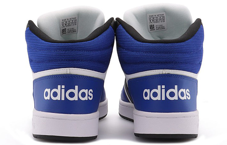 adidas Hoops 2.0 Mid 'White Blue Black' G55053