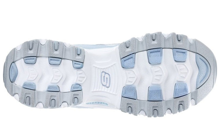 (WMNS) Skechers D Lites low running Shoes GS BlueWhite 'Blue White' 11930-LBLW