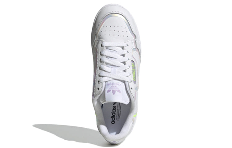 (WMNS) adidas Continental 80 'White Purple Yellow' FV9680
