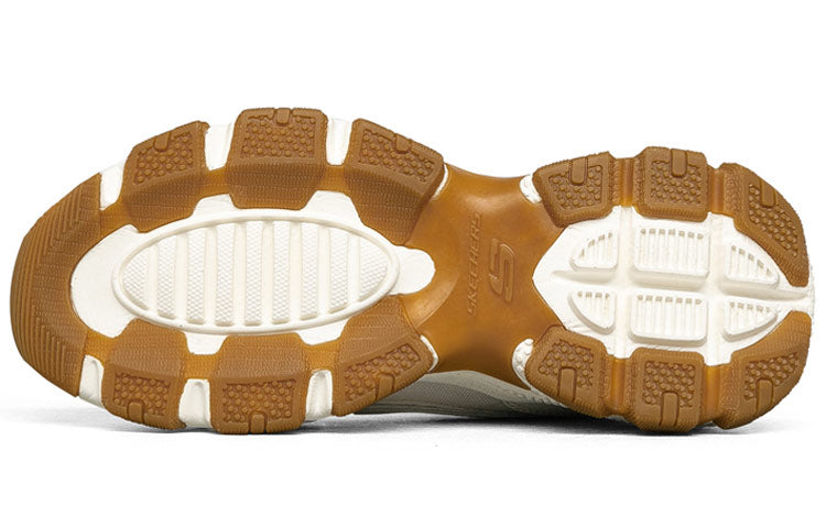 Skechers D Lites Outdoor VNTG Chunky Shoes White 237121-OFWT
