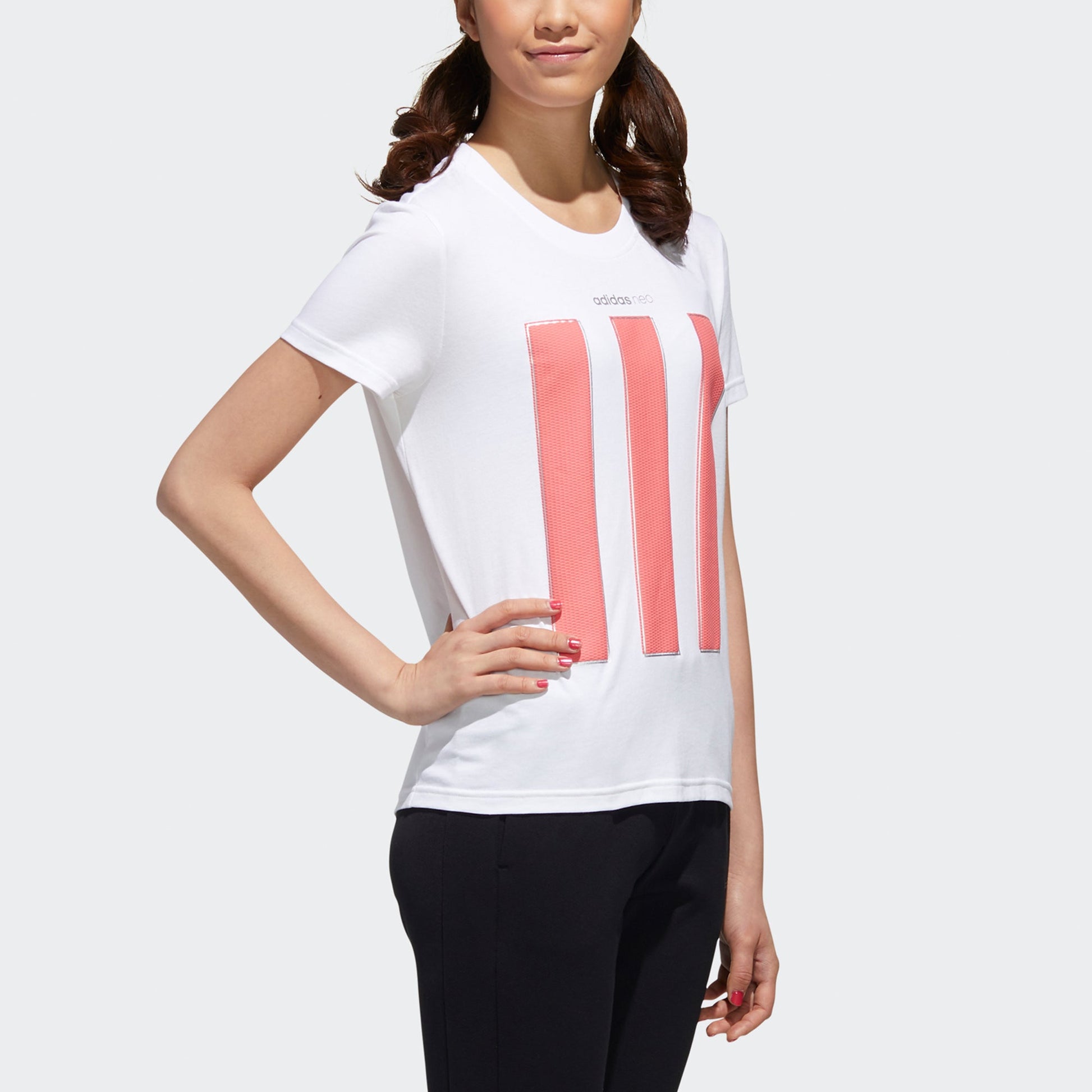 (WMNS) adidas neo Cs Tee 1 Casual Sports Breathable Short Sleeve White GJ5295