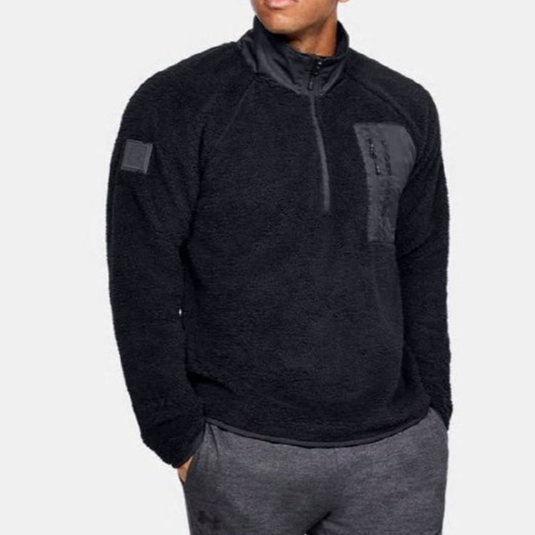 Men's Under Armour Always On Sherpa Training Sports Jacket Black 1355431-001