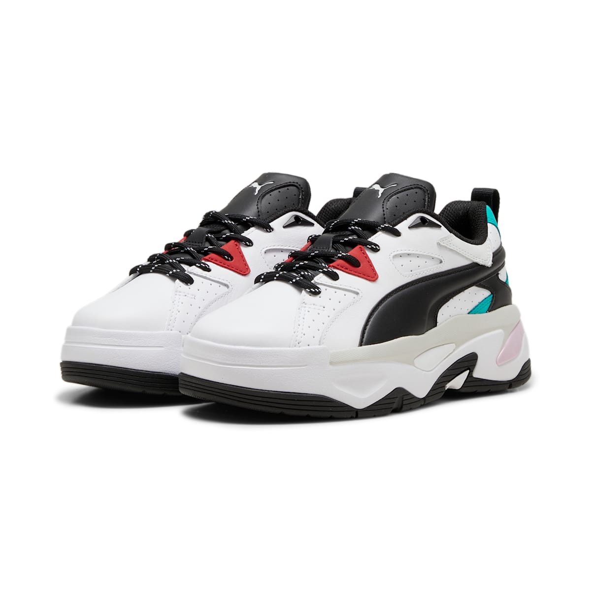 (WMNS) PUMA BLSTR 'White Black Teal' 395276-04