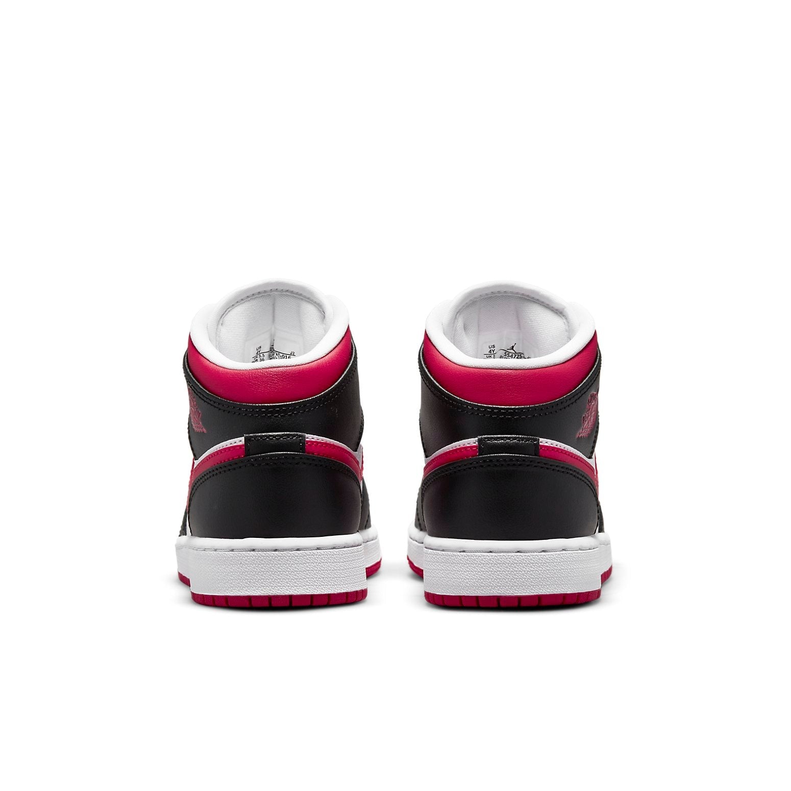 (GS) Air Jordan 1 Mid 'White Very Berry' 554725-016