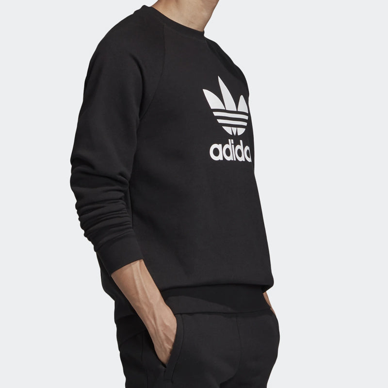 adidas originals Trf Flc Crew Sports Pullover Black EH6513