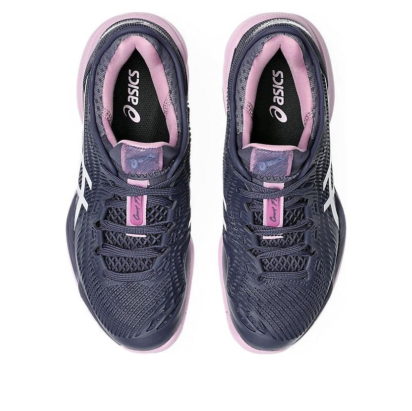 (WMNS) ASICS Court FF 3 'Indigo Fog White' 1042A220-500
