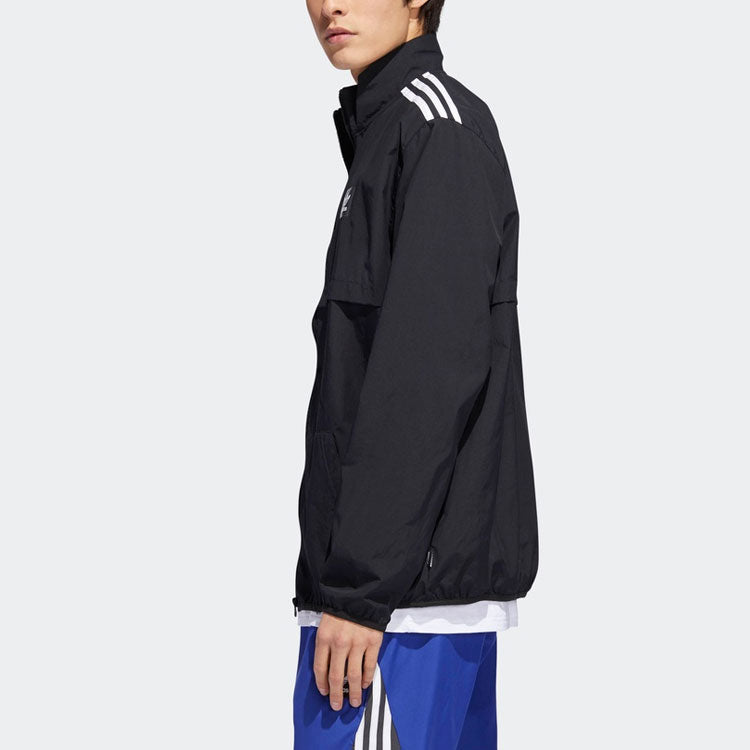 adidas originals Class Action JK Sports Windproof Jacket Black DU8324
