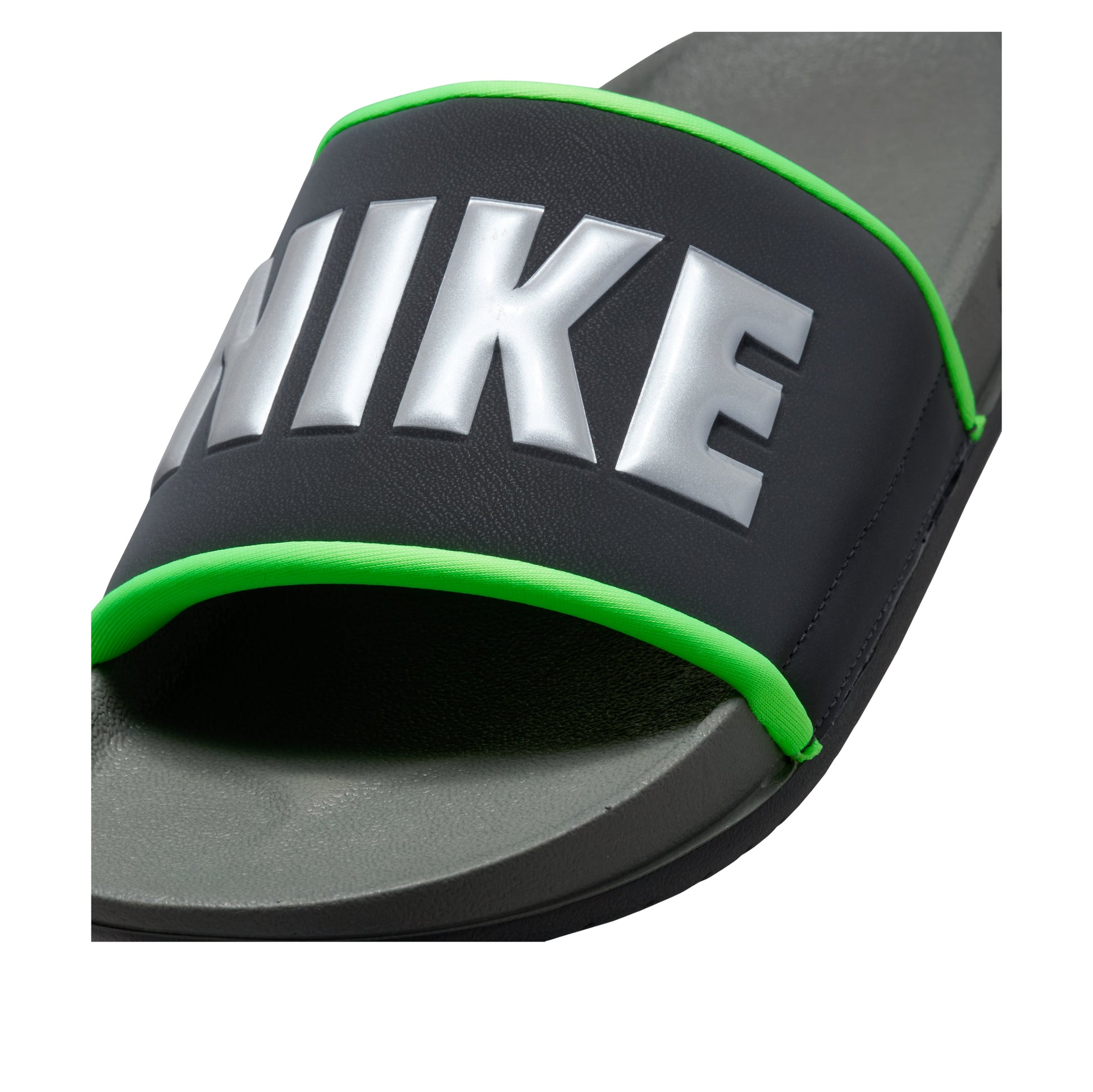 Nike Offcourt Slides 'Anthracite Smoke Grey Green Strike' BQ4639-026