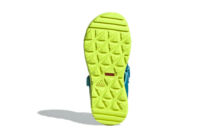 (GS) adidas Captain Toey K Green Yellow Sandals 'Green Yellow' FY9892