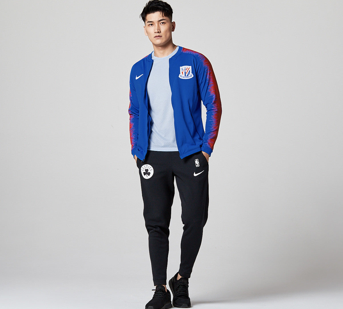 Nike Shanghai Shenhua 2019 Training Jacket 'Blue' AR4506-480