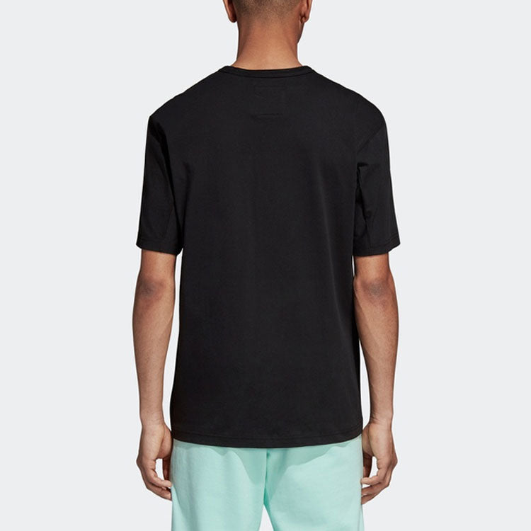 adidas originals KAVAL Alphabet Printing Pattern Short Sleeve Black DM1486