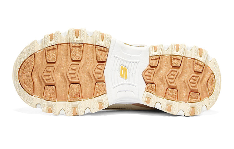 (GS) Skechers D'Lites 'White Yellow' 302526L-WYL