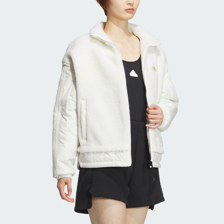 (WMNS) adidas CNY Reversible Padded Jackets Asia Sizing 'White' IX5957