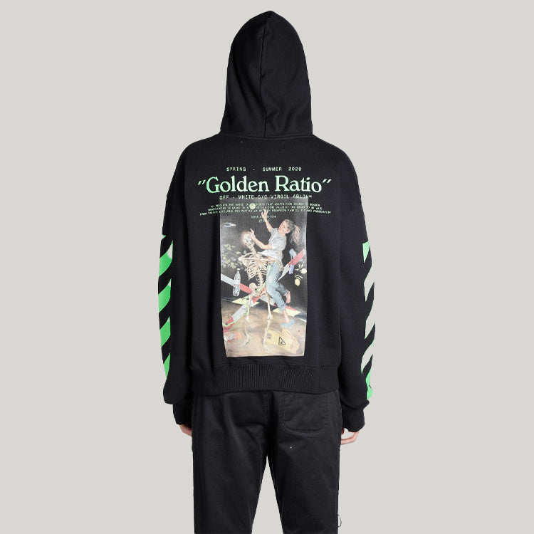 Off-White Pascal Painting Over Hood 'Black/Multicolor' OMBB037R20E300141088
