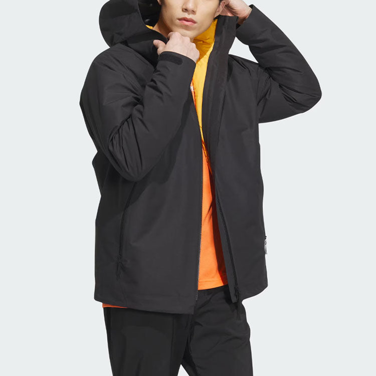 adidas Terrex 3-In-1 Rain.Rdy Reversible Jacket 'Black Yellow' IL8972