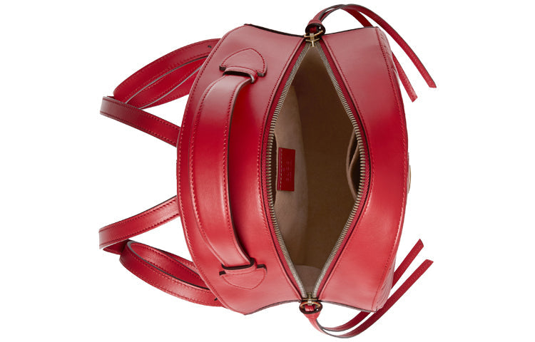 (WMNS) Gucci GG Marmont Series Leather Backpack Red 476671-DTDHD-6433