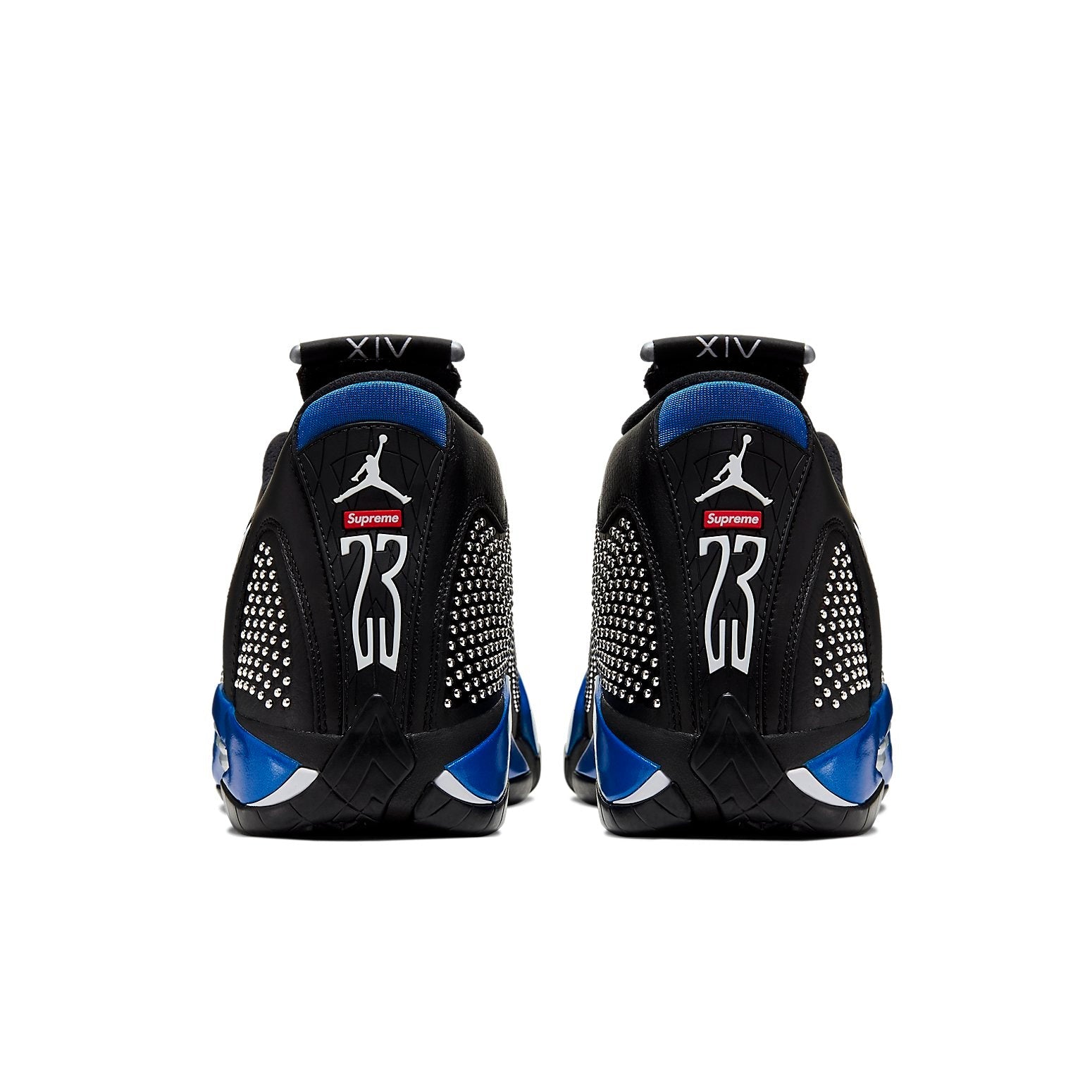 Air Jordan 14 Retro x Supreme 'Black Varsity Royal' BV7630-004
