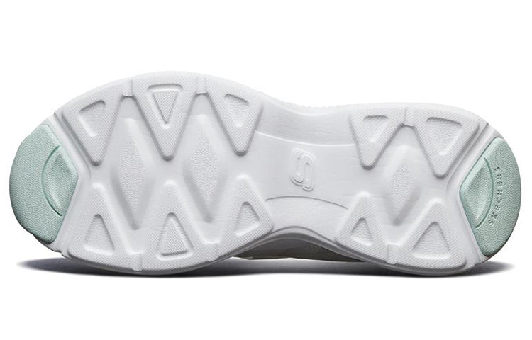 (WMNS) Skechers D Lites Airy Low Chunky Shoes White 66666203-WHT