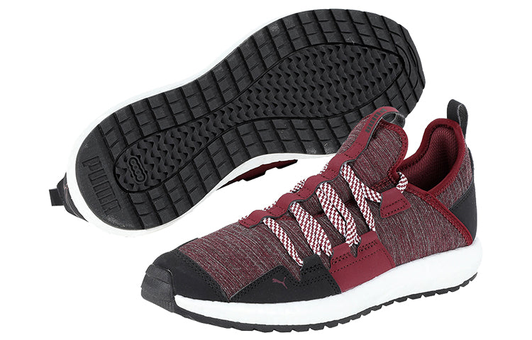 (WMNS) PUMA Mega Nrgy Trail Low Running Shoes Black/Red/White 191202-02