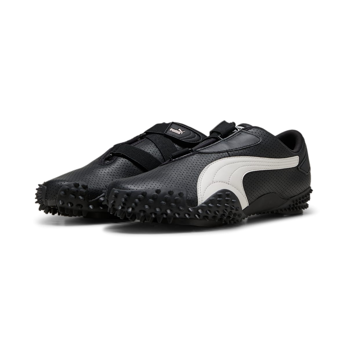 PUMA Mostro Perforated Leather 'Black White' 397331-02