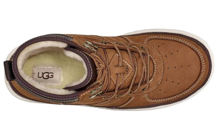 UGG Highland High Top Lacing Fleece Lined Brown 1097089-CHE
