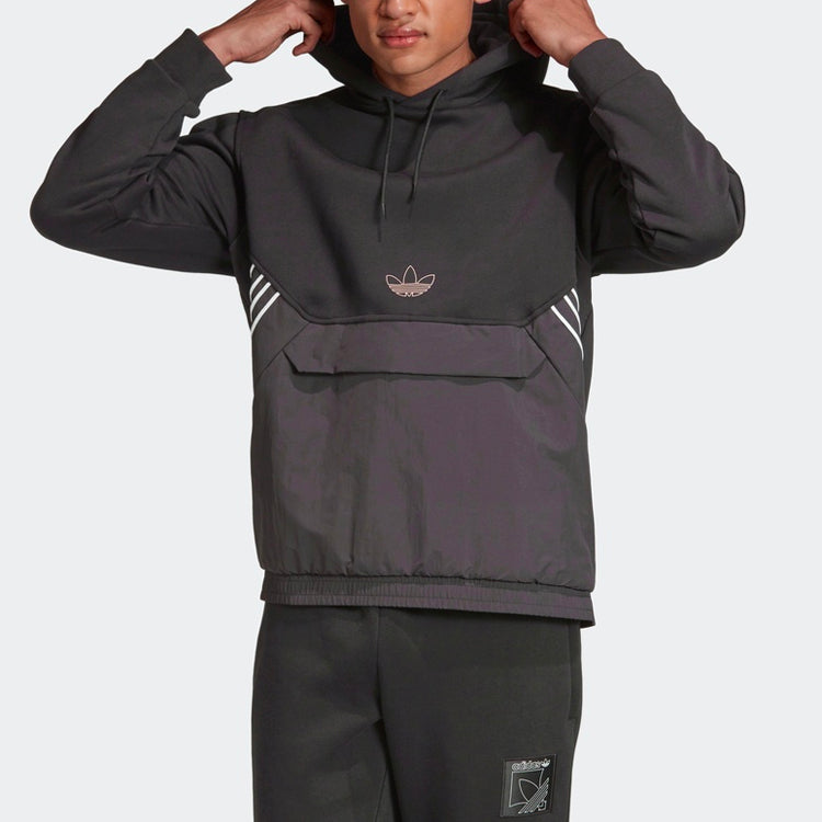 adidas originals Tlm 02 Hoody Casual Sports hooded Pullover Black GD5799