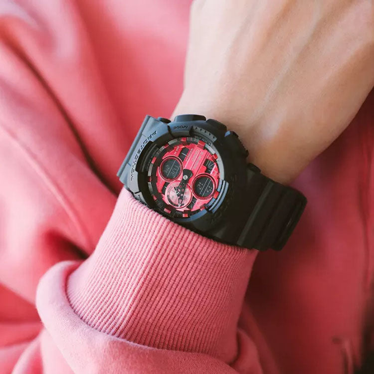 CASIO G-Shock Analog-Digital 'Black' GA-140AR-1APR-PERSON