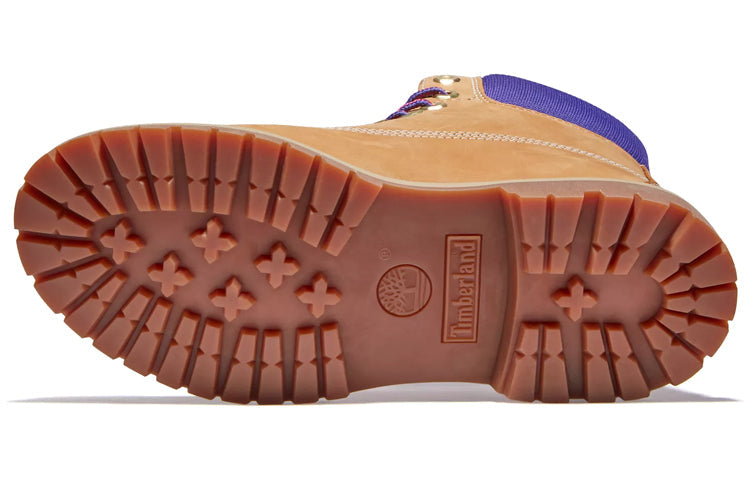 (WMNS) Timberland 6 Inch Heritage Cupsole Boots 'Wheat Nubuck with Purple' A44KP231