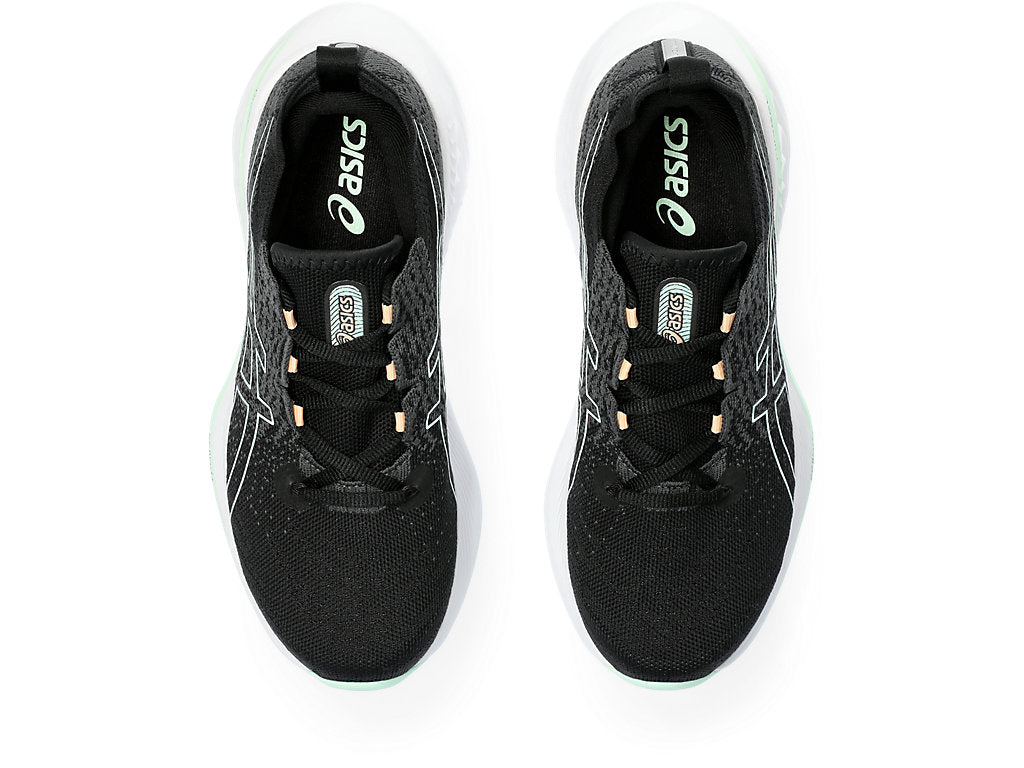 (WMNS) ASICS Gel-Cumulus 25 'Black Light Green' 1012B501-002