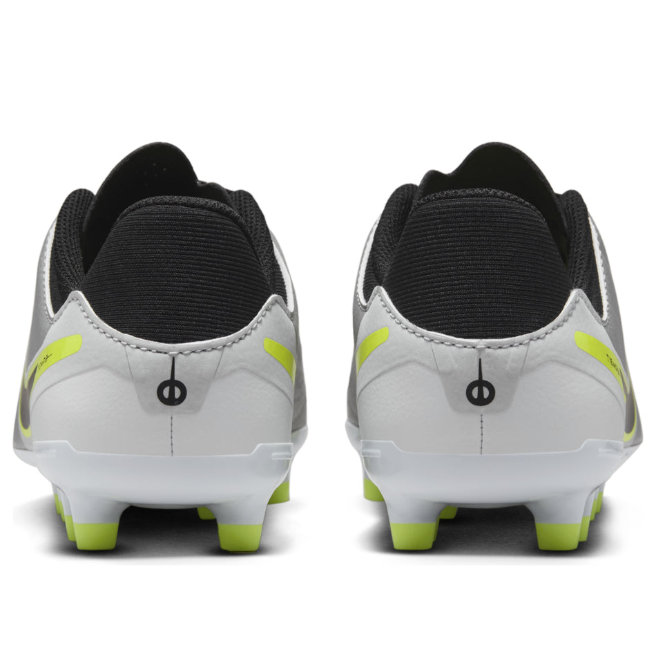 (GS) Nike JR. Tiempo Legend 10 Academy MG 'Metallic Silver Black Volt' DV4348-001