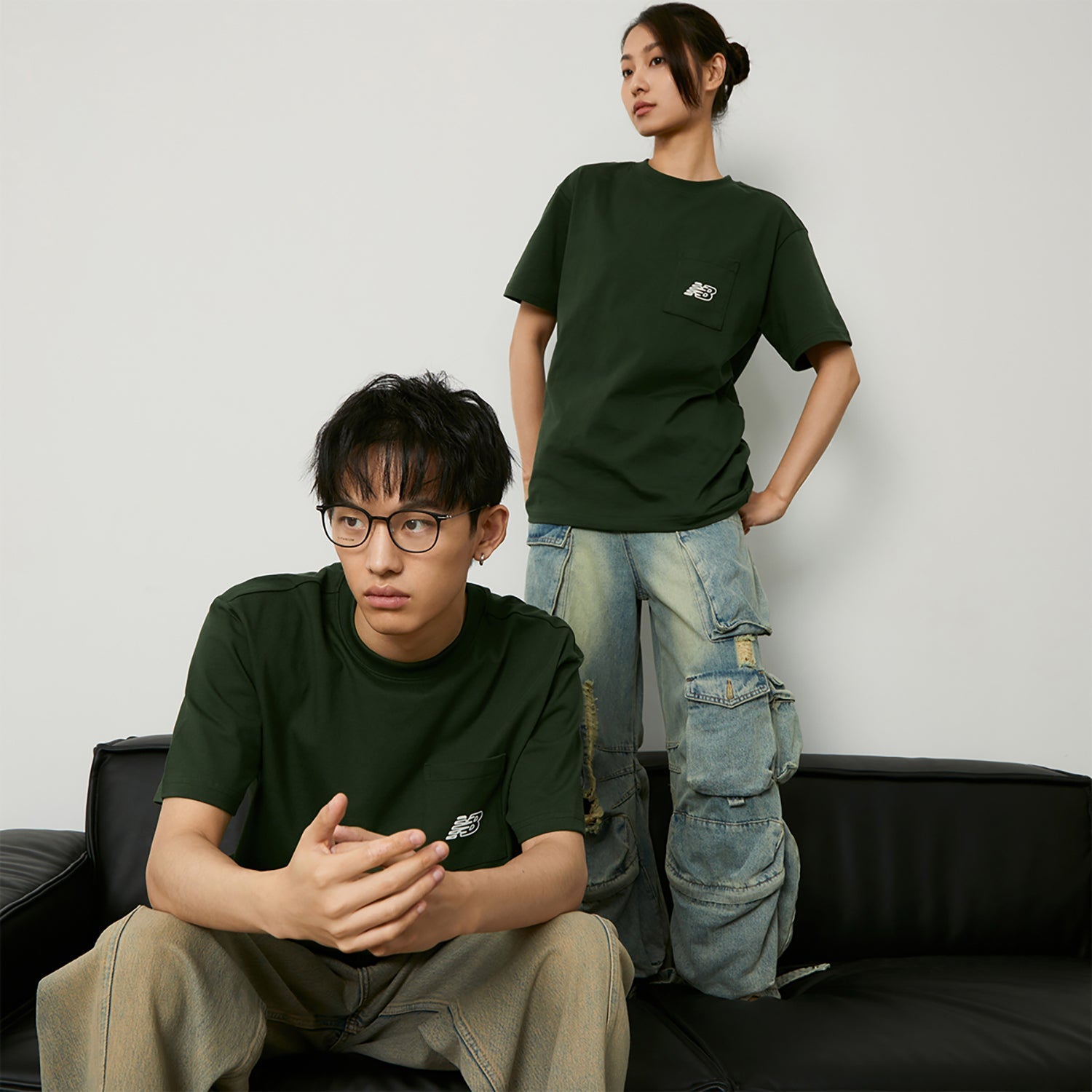 New Balance x Tombonia Graphic T-shirt Lifestyle Asia Sizing 'Green' AMT42336-KOU