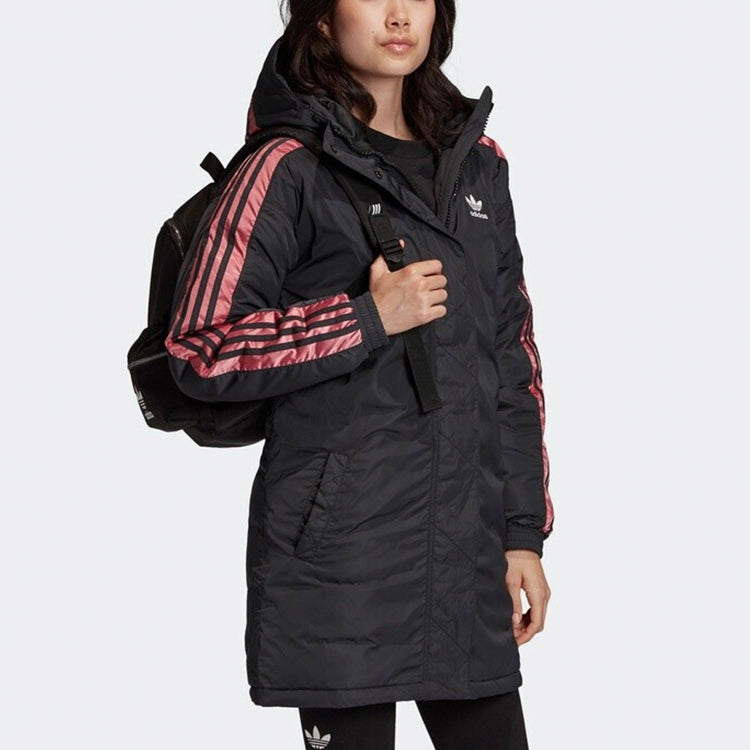 (WMNS) adidas Originals Down Jacket 'Black Red' FL0044