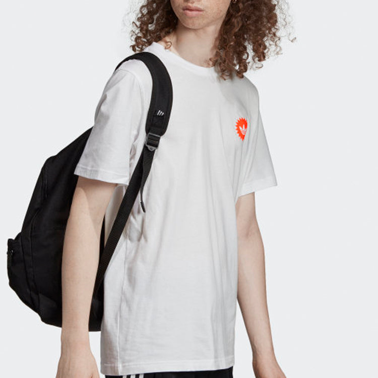 adidas originals Bodega Poster Back Printing Short Sleeve White ED7066