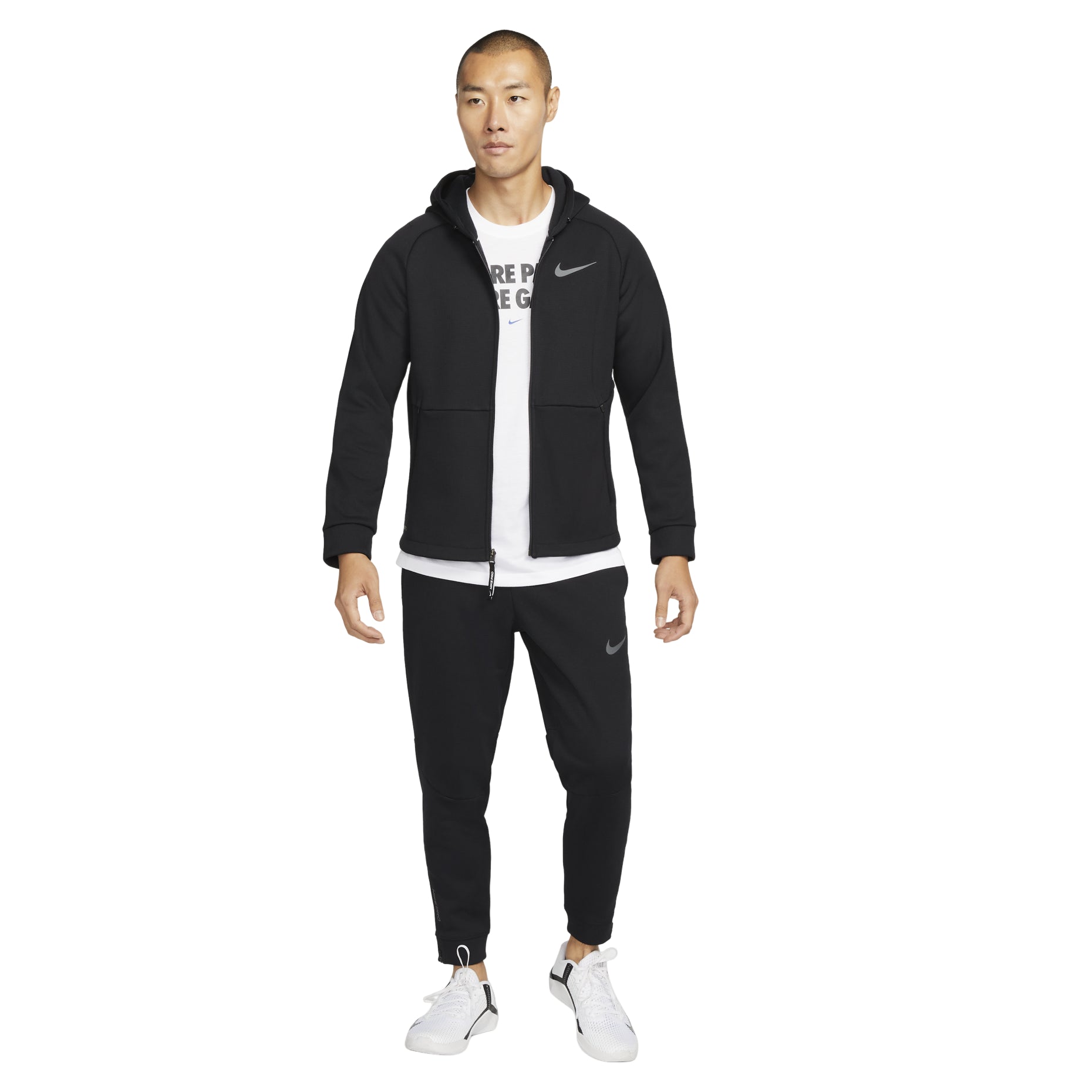Nike Pro Therma-FIT Fleece Hooded Jacket 'Black' DD2125-010