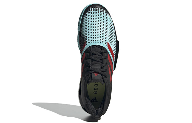 adidas SoleCourt 'Black Pulse Aqua' GX9066