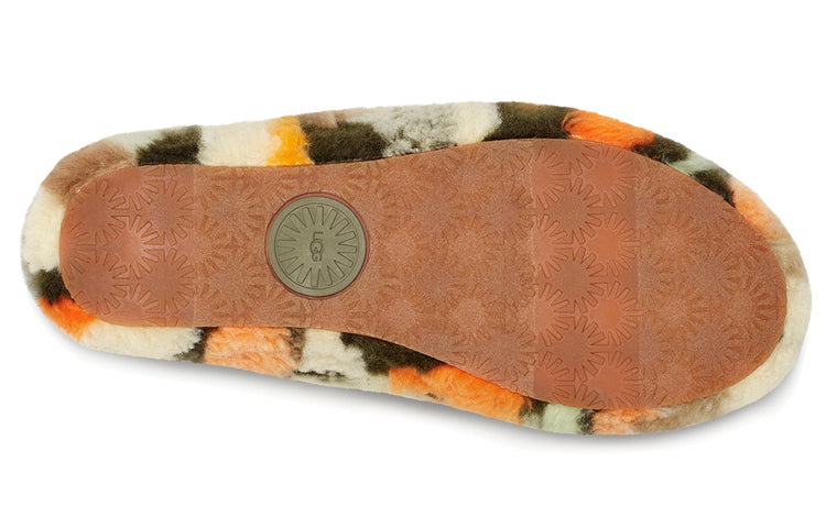 (WMNS) UGG Fluff Yeah Slide Cali Collage 'Olive Green' 1118164-OLV