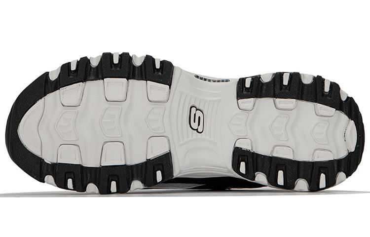 (WMNS) Skechers DLites 1.0 'Black White' 896085-BKW