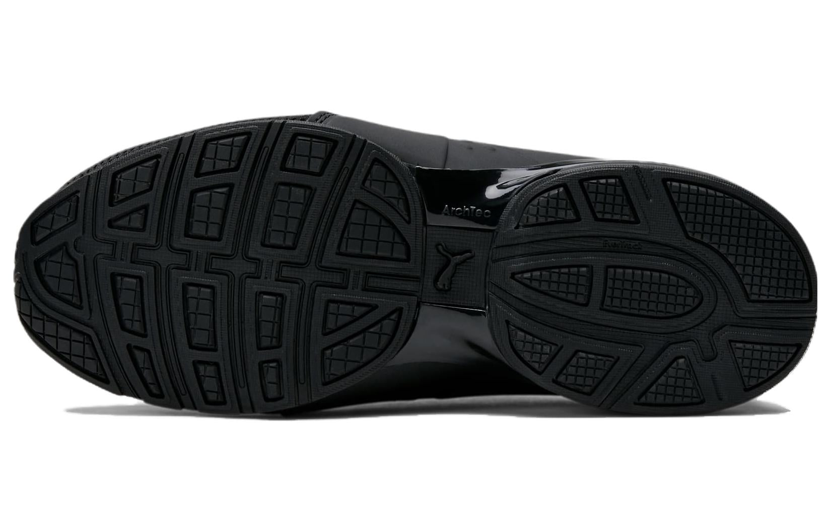 (WMNS) PUMA Axelion Slip-On 'Triple Black' 378341-02