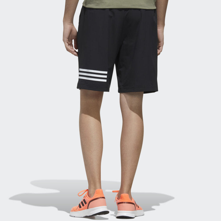 adidas neo Stripe Alphabet Logo Shorts Black FL0243