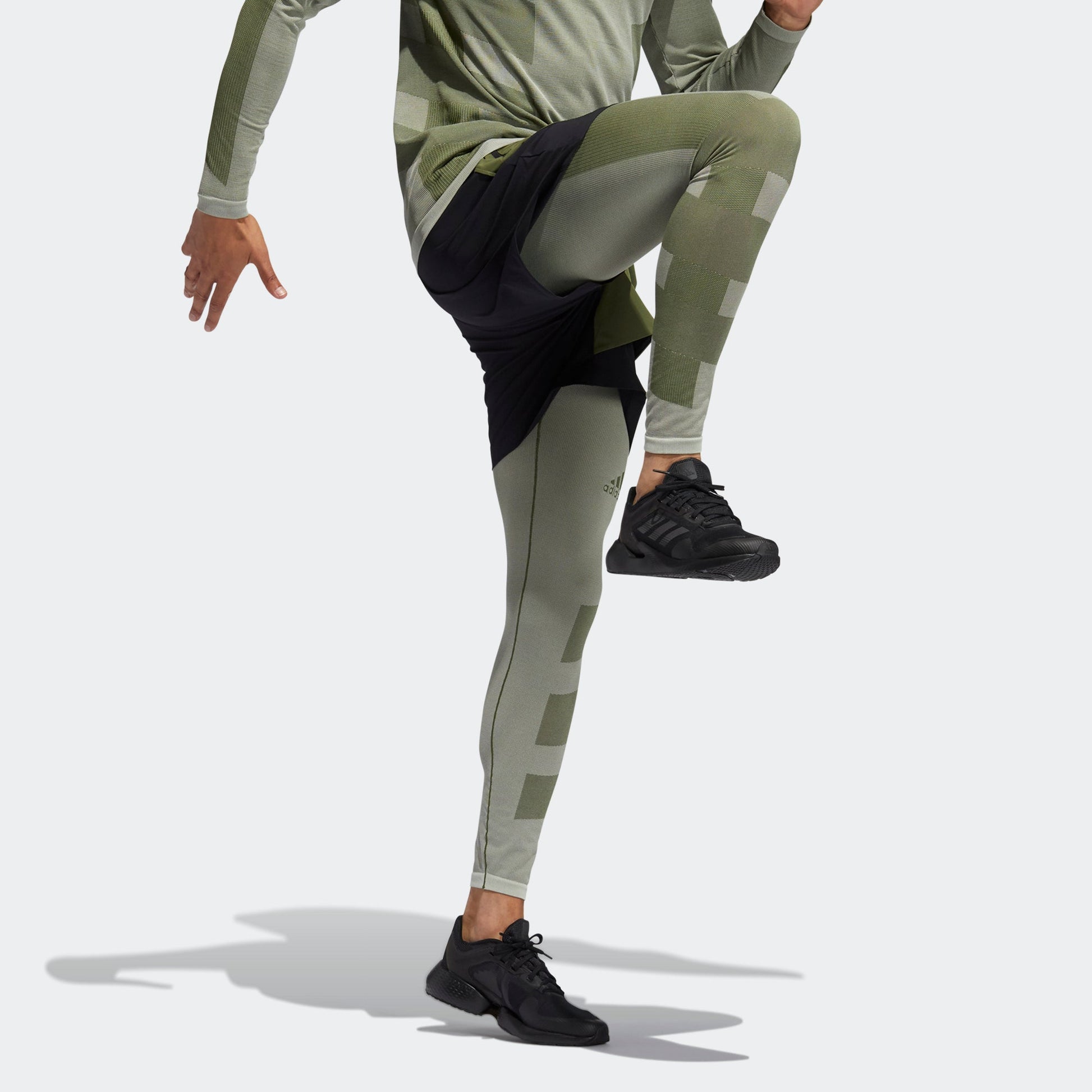 adidas Stu Tech Short Training Sports Colorblock Shorts Green GP6163