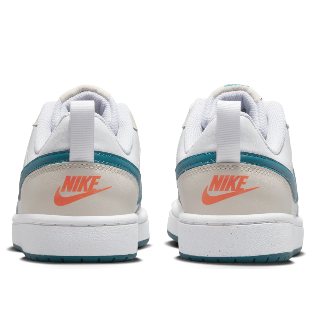 (GS) Nike Court Borough Low 2 'Sail Bright Spruce' BQ5448-017