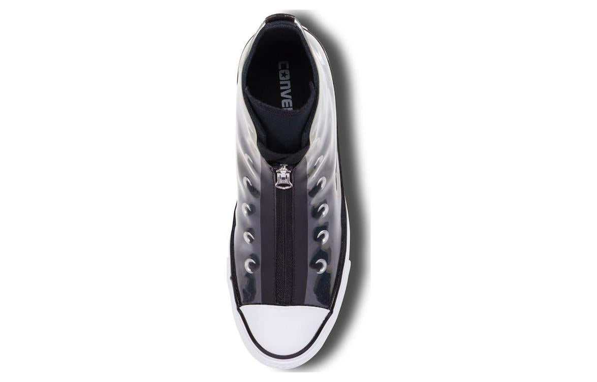 (WMNS) Converse Chuck Taylor All Star Shroud Translucent Rubber High Top 'Black' 553262C
