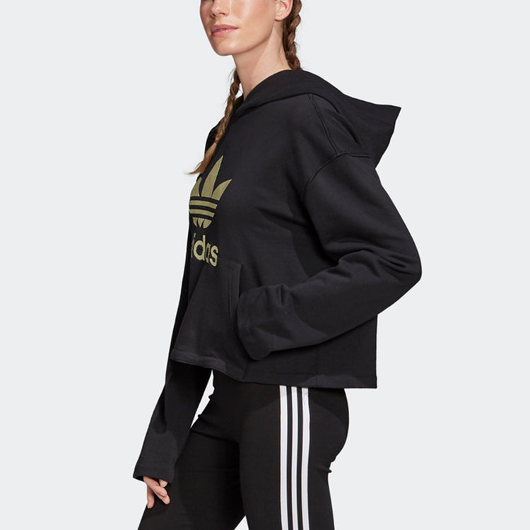 (WMNS) adidas originals Logo Printing Black FM2650
