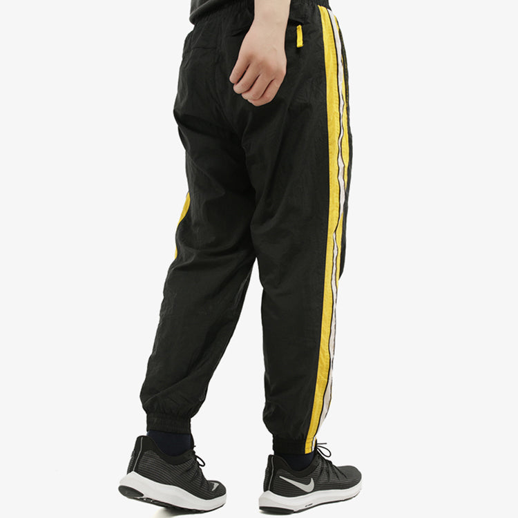 Nike Los Angeles Lakers Colorblock Woven Bundle Feet Sports Long Pants Black CN5613-010