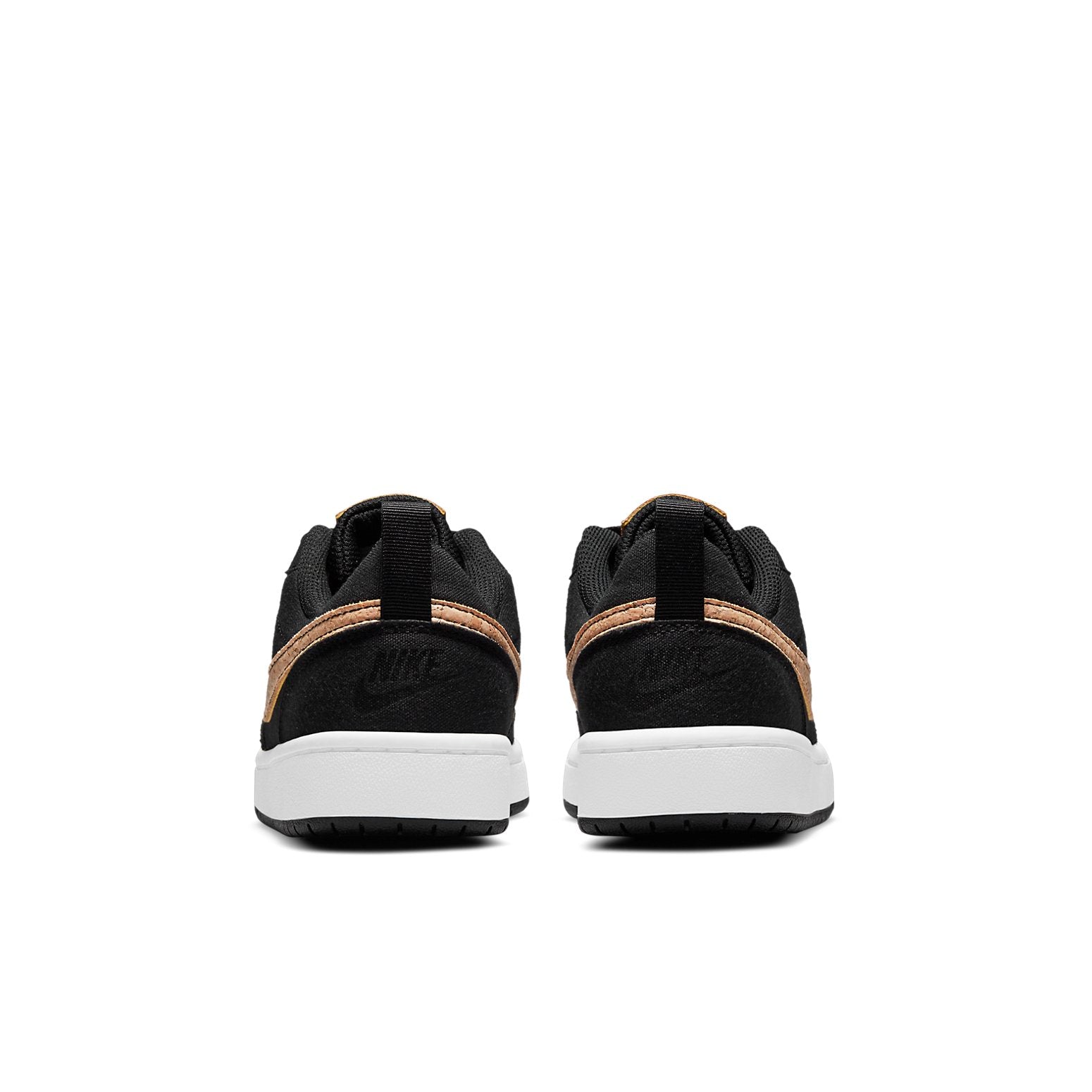 (GS) Nike Court Borough Low 2 Canvas 'Black Cork' DC7949-001